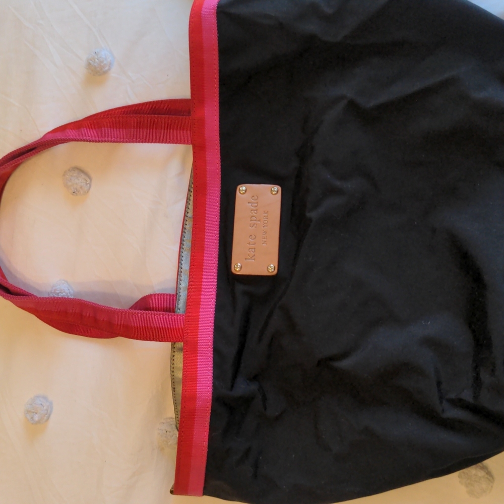 Black nylon KATE SPADE TOTE BAG